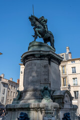 Obraz premium Nancy, France - 09 02 2023: View of the facade of Saint-Epvre Basilica.