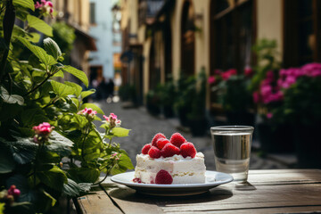 Cupcakes adorned with generous swirls of fluffy whipped cream, offering a light and airy contrast to the rich cake base