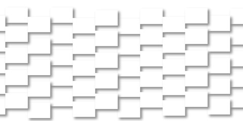 Random offset white and gold square cube boxes block background.White Business Style Background.Grey glossy and golden squares abstract background.