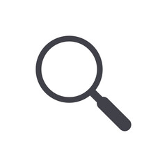 Magnify icon. Search icon vector. Magnifier icon symbol illustration