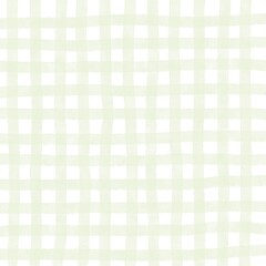 Sage Green Gingham Check Hand Drawn Background