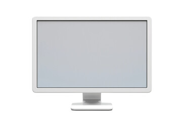 Monitor on Transparent Background. AI