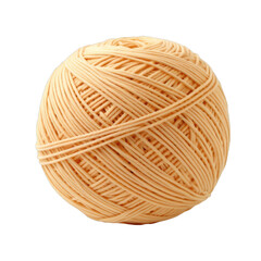 Obraz premium A ball of yarn on a clean white background