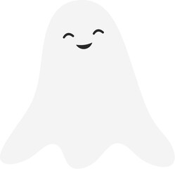 Halloween ghost cartoon character