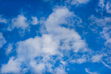 blue sky with clouds