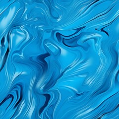 Obraz premium Blue Slime Creative Abstract Photorealistic Texture. Screen Wallpaper. Digiral Art. Abstract Bright Surface Square Background. Ai Generated Vibrant Texture Pattern.
