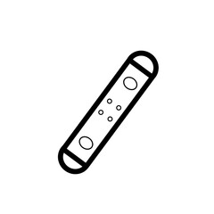 ski board icon in line style