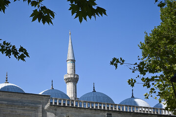 Fototapeta na wymiar Suleymaniye Mosque in Istanbul.