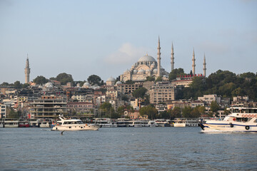 Naklejka premium Suleymaniye Mosque in Istanbul.