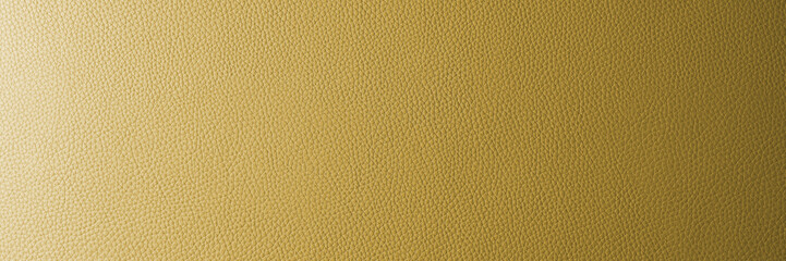 Abstract background, wide banner with yellow gradient leather texture. Genuine structure, luxury pattern. Gradient, wallpaper, panoramic, wide, web banner, design element, backdrop.