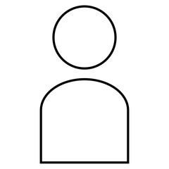 person icon line