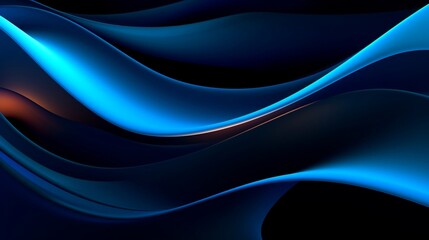 Abstract modern business background with blue and red, orange color. Futuristic wavy backdrop