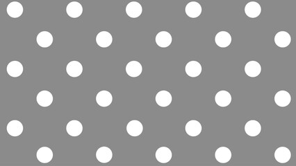 Grey seamless pattern with white polka dot 