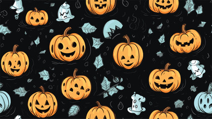 Vector seamess pattern for Halloween