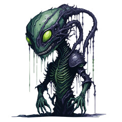 Horror Alien Character Halloween 