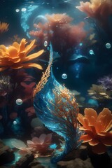 Aqueous Whispers The Enchanted Droplet - Generative AI




