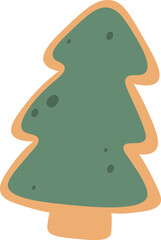 Gingerbread Tree Cookie