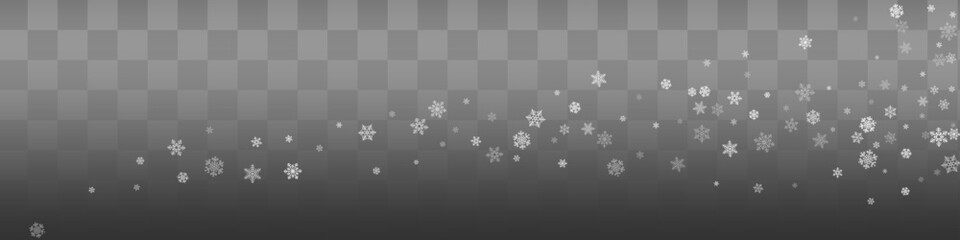 White Snow Vector Burgundy Panoramic Background.
