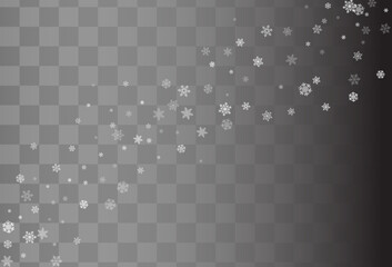 Silver Snowfall Vector Burgundy Background.