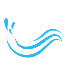 Water Wave Vector Illustration 