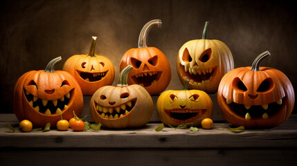 Halloween jack o lantern pumpkin