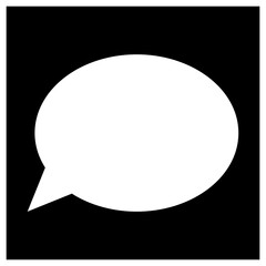 Chat icon business flat