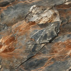 Gneiss Stone Creative Abstract Photorealistic Texture. Screen Wallpaper. Digiral Art. Abstract Bright Surface Square Background. Ai Generated Vibrant Texture Pattern.