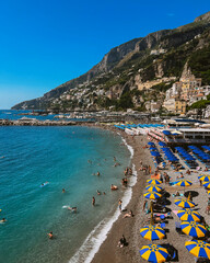 Amalfi  Beach View, Amalfi Coast, Sorrento, Italy, Tyrrhenian Sea
