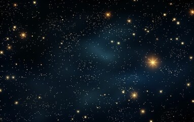 Fototapeta na wymiar Celestial Dance of Star Constellations in the Night Sky