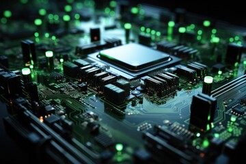 Circuit board plain texture background - stock photography