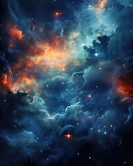 Fototapeta premium Galaxy plain texture background - stock photography