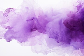 White background with purple haze. Generative AI - obrazy, fototapety, plakaty