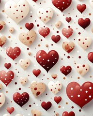 Heart pattern plain texture background - stock photography