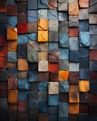 Mosaic tiles plain texture background - stock photography