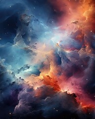 Nebula plain texture background - stock photography