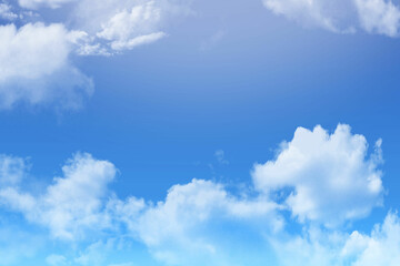 blue sky with clouds