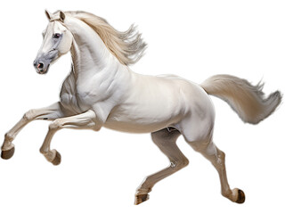 Naklejka na ściany i meble Arabian Horse Majestic Gallop, Transparent