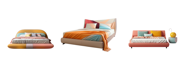 Png Set Contemporary beds for orthopedic use transparent background
