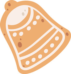 Gingerbread Bell Cookie