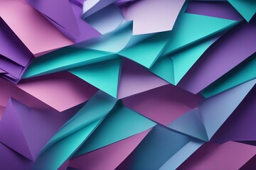 Fototapeta premium Very colorful beautiful textured 3D background from many layers of colored paper
