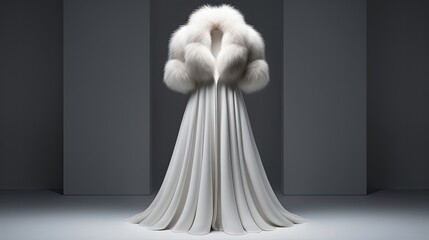 A stunning fur coat made from the finest mink.
