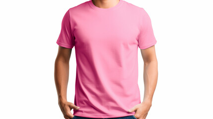 pink t shirt template for design