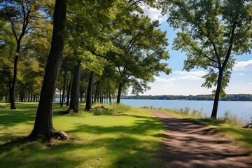 Obraz premium Lakeside Tranquility