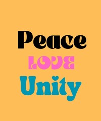 Peace, Love, Unity - 1
