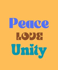 Peace, Love, Unity - 1