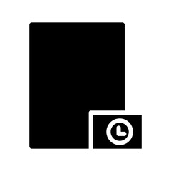 Duration File School Icon