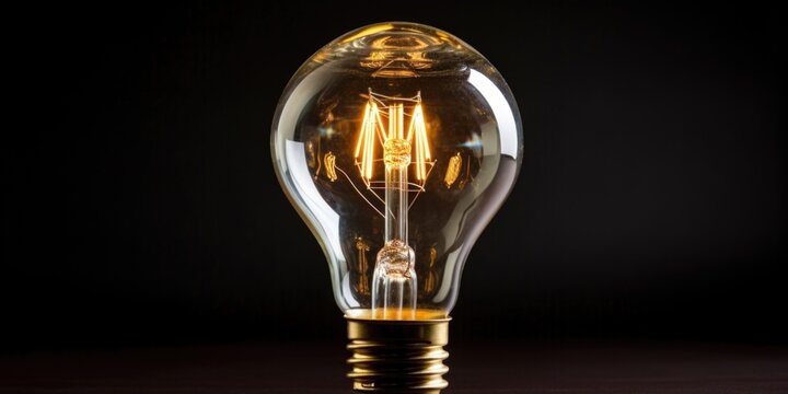 An oldfashioned incandescent light bulb, consuming more energy than necessary programs.