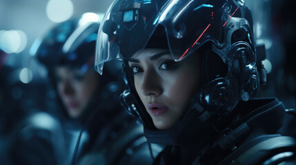 A group of techsavvy rebels, equipped with nanotechpowered augmentations, fighting against oppressive regimes with their superior strength and agility.