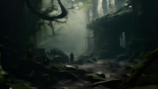 A forbidding forest full of ancient secrets and dark magic casting a chill to the bones of those who enter..