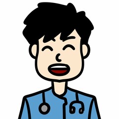 doctor cartoon icon image illustration design
